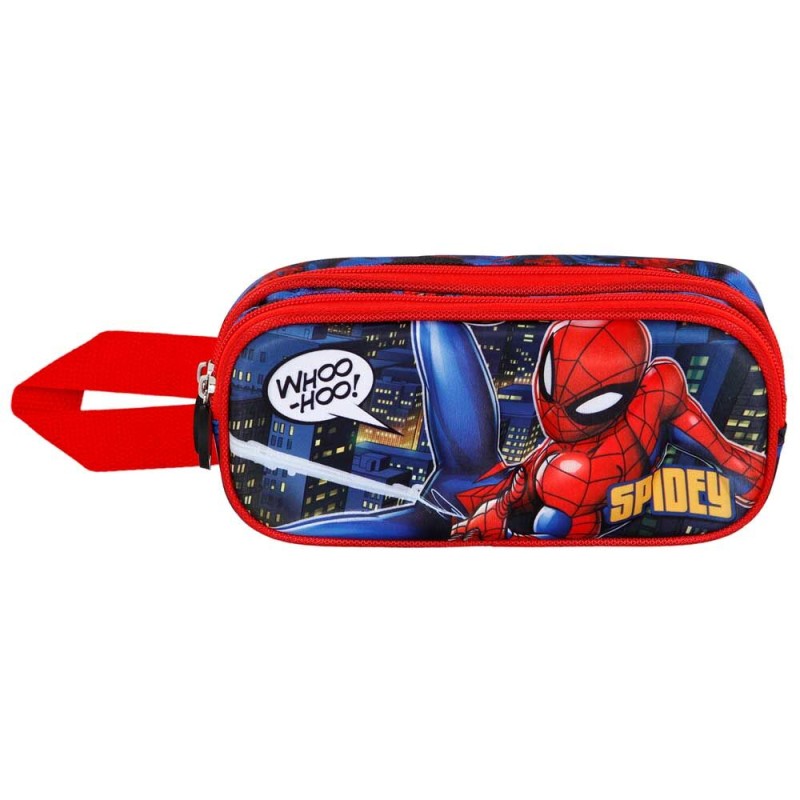 Portatodo 3D Mighty Spiderman Marvel doble