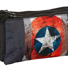 Portatodo Heritage Capitan America Marvel triple