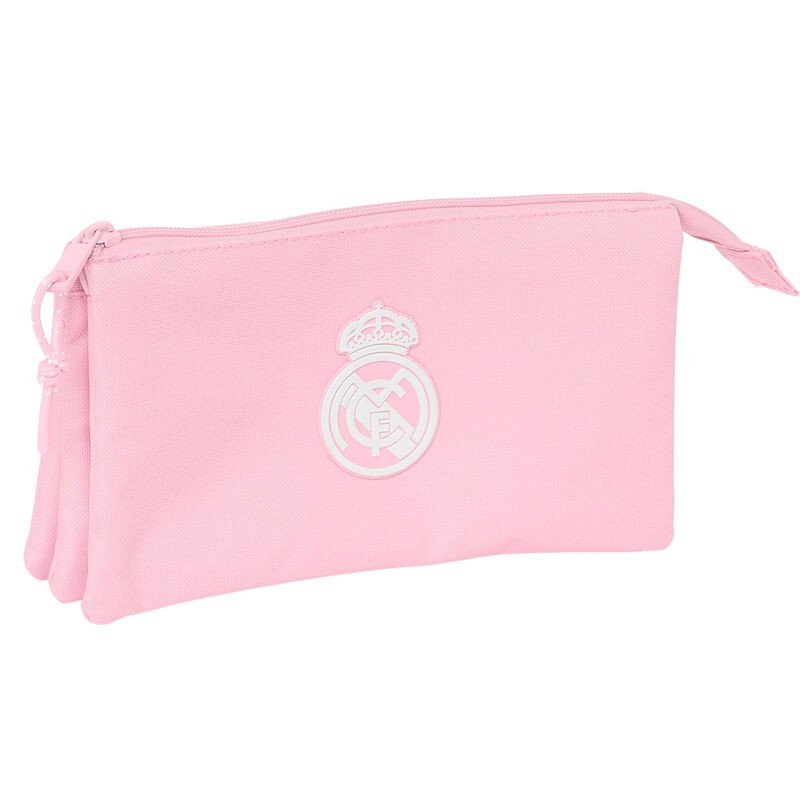 Portatodo rosa Real Madrid triple