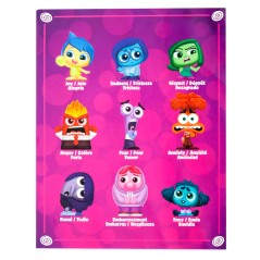 Set 9 figuras Del Reves 2 Doorables Disney Pixar 4cm