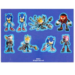 Set papeleria coloreable Sonic Prime