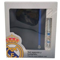 Set agenda + boligrafo Real Madrid