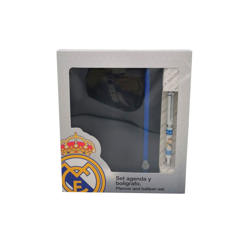 Set agenda + boligrafo Real Madrid