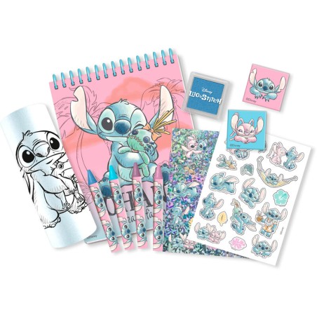 Set papeleria 3D Stitch Disney