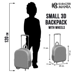 Trolley 3D Match Stitch Disney 31cm