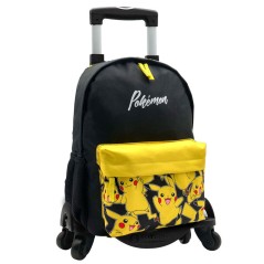 Mochila Pikachu Pokemon + Carro Toybags 42cm