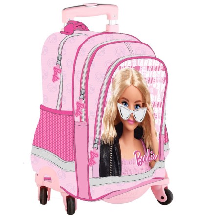 Mochila Fashion Barbie + Carro Toybags 41,5cm