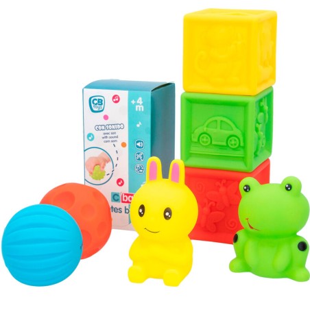 Set animales baño sonido 8pzs