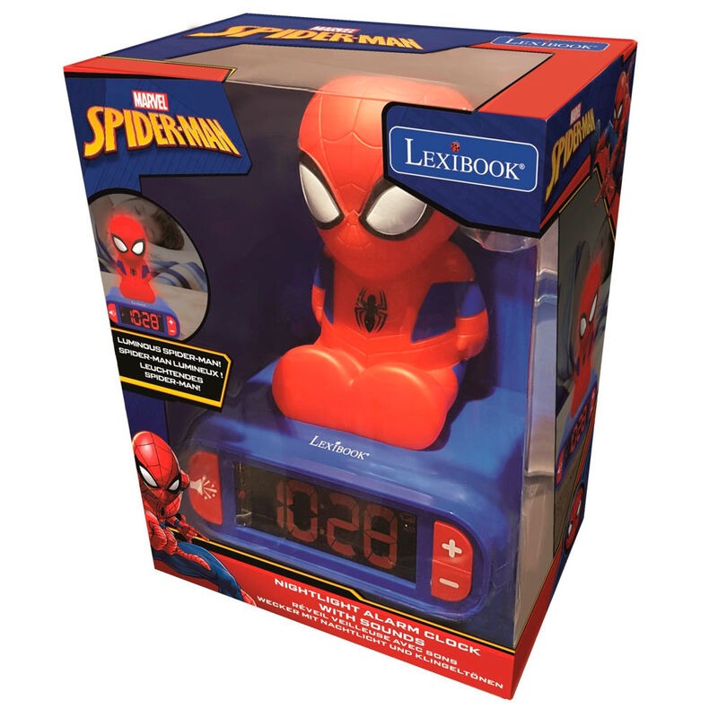 Despertador 3D digital Spiderman Marvel