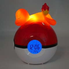 Lampara despertador Led Charmander Pokeball Pokemon