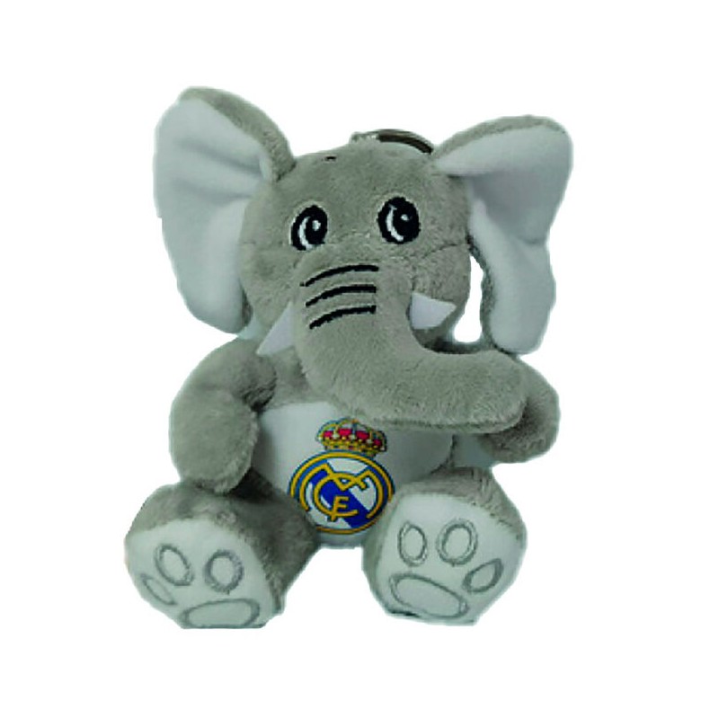 Llavero peluche elefante Real Madrid