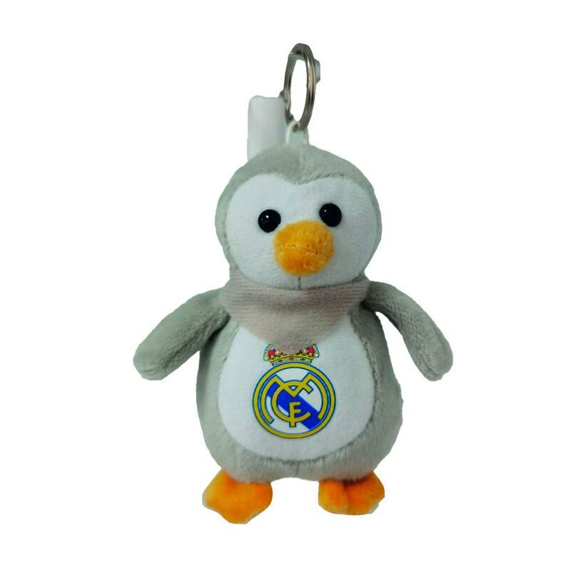 Llavero peluche pinguino Real Madrid