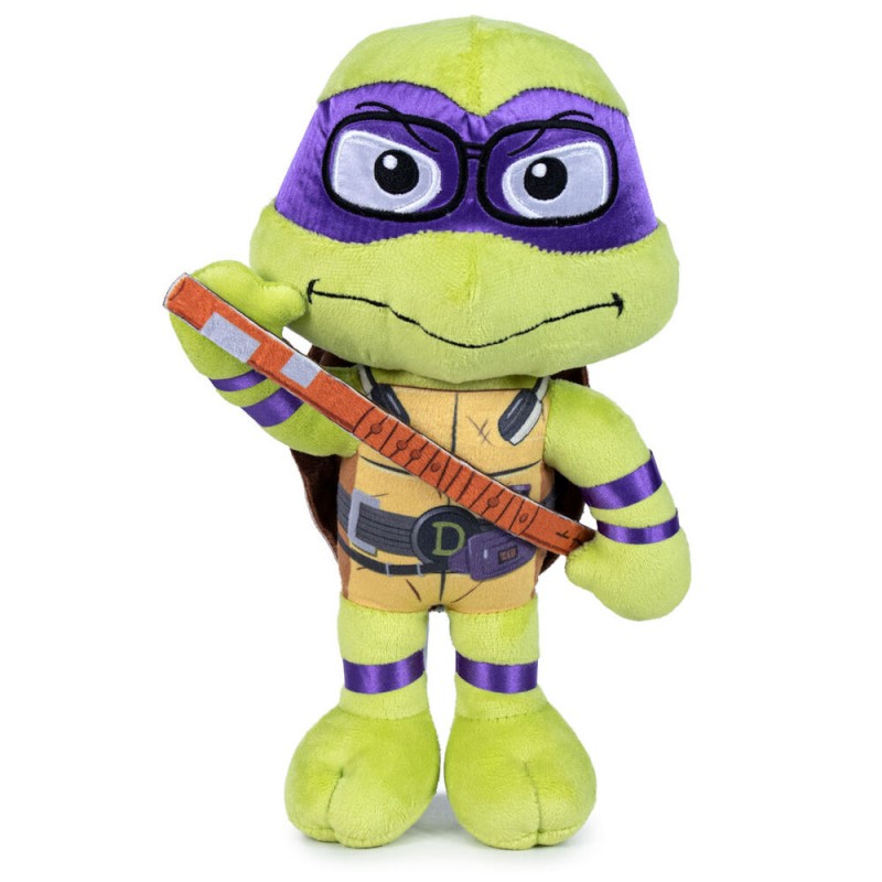 Peluche Donatello Mutant Mayhem Tortugas Ninja 21cm