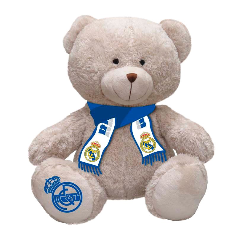 Peluche Osito Bufanda Real Madrid 35cm