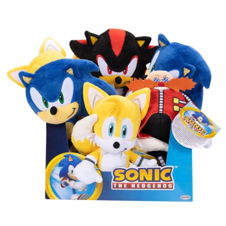 Peluche serie 10 Sonic the Hedgehog 23cm surtido