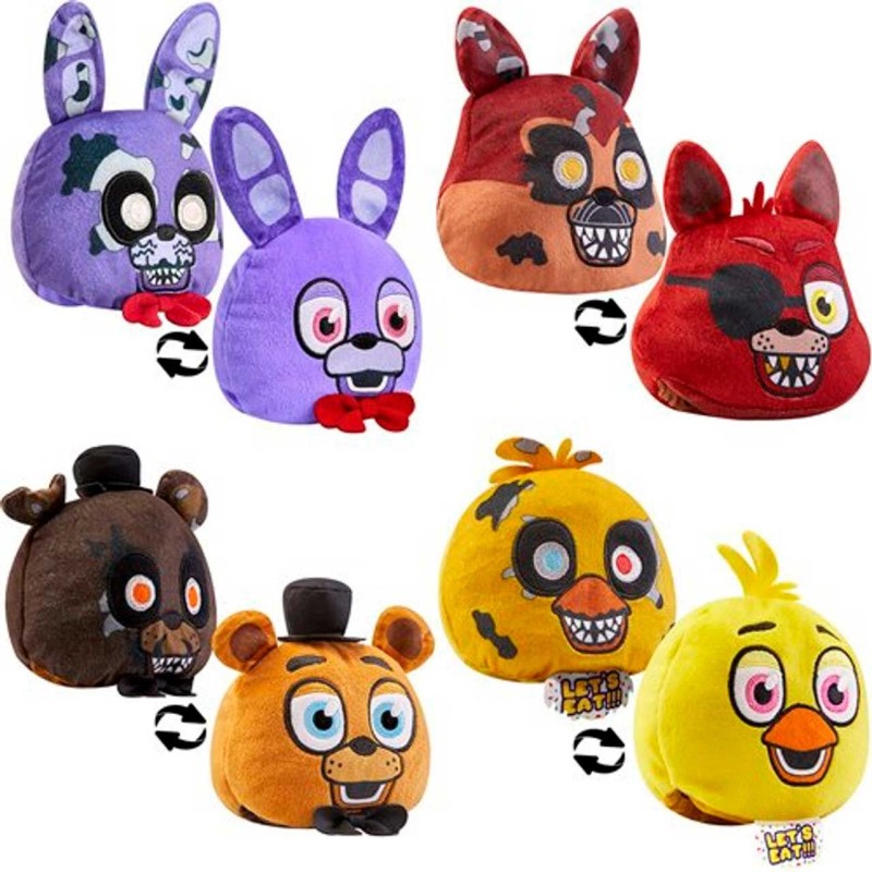 Peluche Five Nights at Freddys reversible 10cm surtido