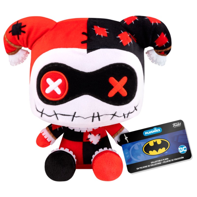 Peluche Harley Quinn Patchwork DC Comics 17,5cm