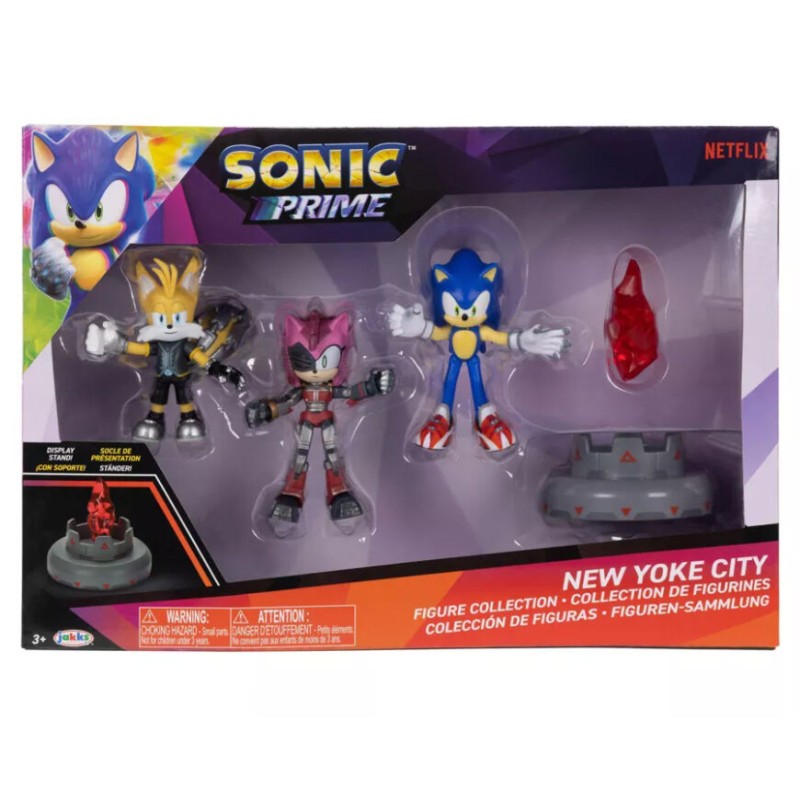 Blister figuras New Yoke City Sonic Prime 6cm