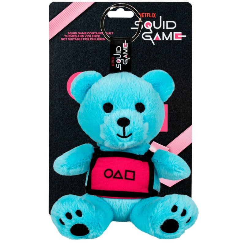 Llavero peluche Oso El Juego del Calamar 10cm