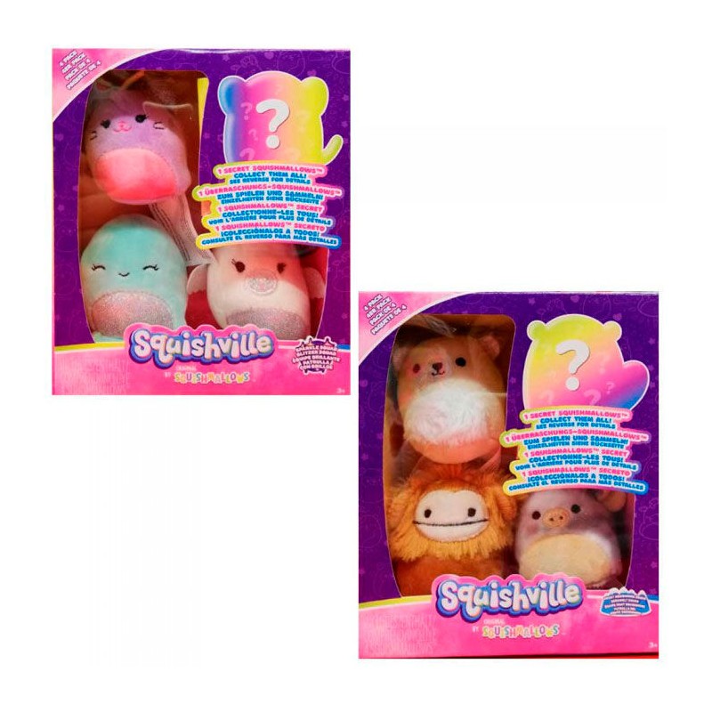 Blister peluches Squishmallows 5cm surtido