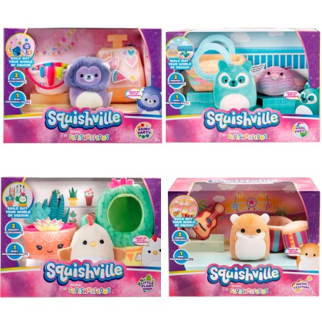 Peluche Squishmallows + accesorios 5cm surtido