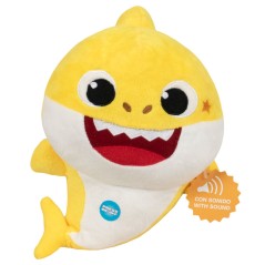 Peluche Baby Shark 17cm sonido surtido