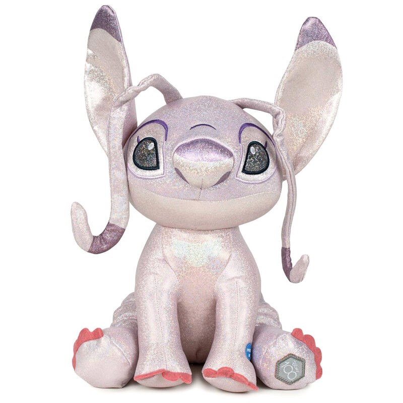 Peluche Angel Stitch Glitter 100th Anniversary Disney 28cm