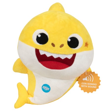 Peluche Baby Shark 26cm sonido surtido