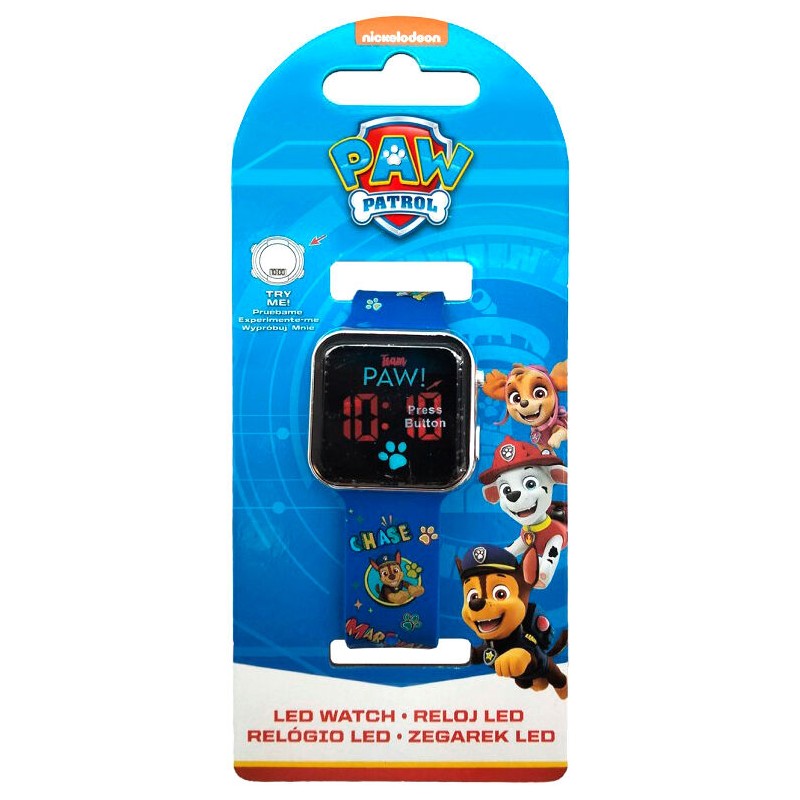 Reloj led Patrulla Canina Paw Patrol