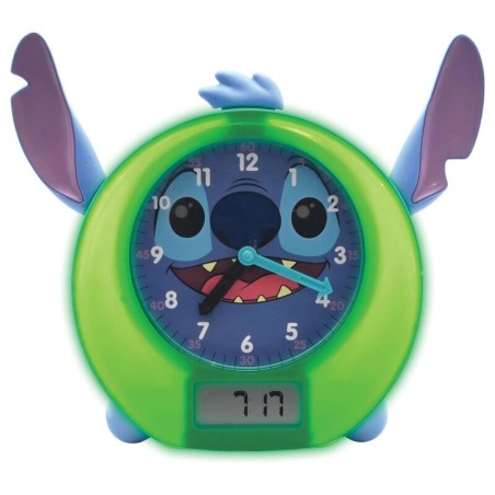 Reloj educativo cuentacuentos y luces Stitch Disney ingles