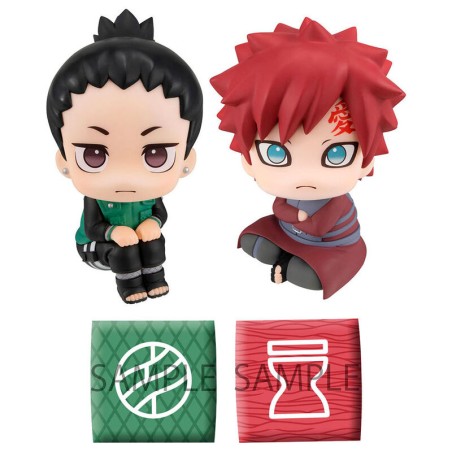 Pack 2 Figuras Shikamaru Nara y Gaara Look up Naruto Shippuden 11cm