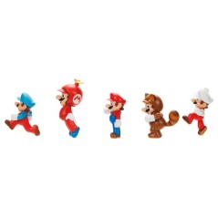 Blister 5 figuras Super Mario Bros 6cm sólo 34.95€