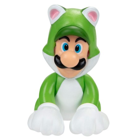 Figura Luigi Felino Super Mario Nintendo 6.5cm