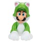 Figura Luigi Felino Super Mario Nintendo 6.5cm