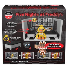 Figura playset Snaps! Five Nights at Freddys Chica with Storage Room sólo 39.95€