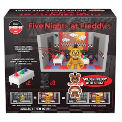 Figura playset Snaps! Five Nights at Freddys Golden Freddy with Stage sólo 39.95€