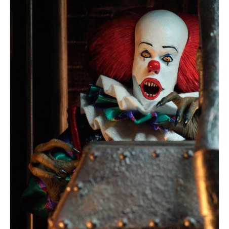 Figura articulada Pennywise Stephen King It 1900 20cm