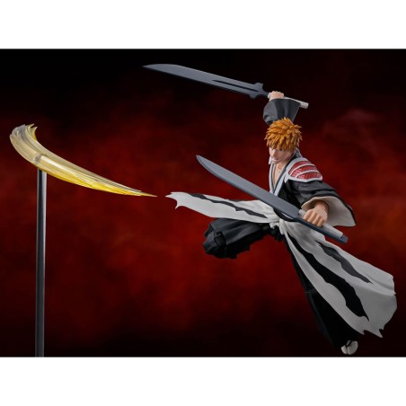 Figura S.H Figuarts Ichigo Kurosaki Dual Zangetsu Bleach 15cm