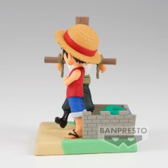 Figura Monkey D Luffy & Roronoa Zoro Log Stories One Piece 7cm en HappyJuguetes.com