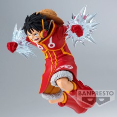 Figura Monkey D Luffy Battle Record One Piece 14cm en HappyJuguetes.com