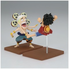 Figura Monkey D Luffy & Enel World Collectable One Piece 7cm en HappyJuguetes.com