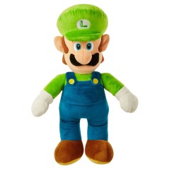 Peluche Jumbo Luigi Super Mario Nintendo 50cm en HappyJuguetes.com