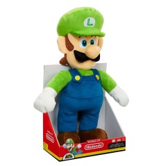 Peluche Jumbo Luigi Super Mario Nintendo 50cm en HappyJuguetes.com