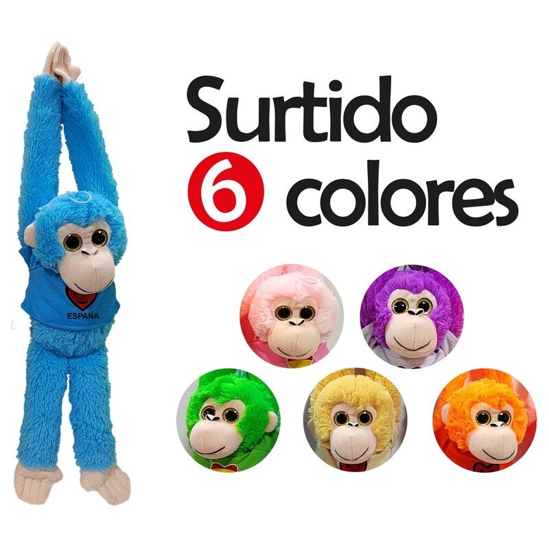 Peluche Mono España 38cm surtido