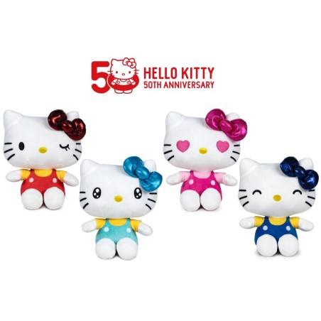 Peluche 50th Anniversary Hello Kitty 22cm surtido