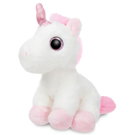 Peluche Unicornio blanco soft 18cm