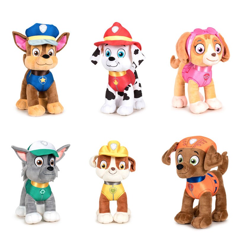 Peluche Patrulla Canina Paw Patrol 19cm surtido