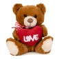 Peluche Corazon Animales 28cm surtido