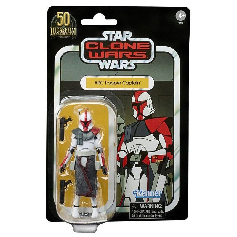 Figura Arc Trooper Captain Star Wars Vintage 10cm