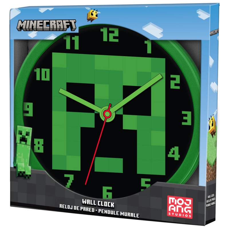 Reloj pared Minecraft